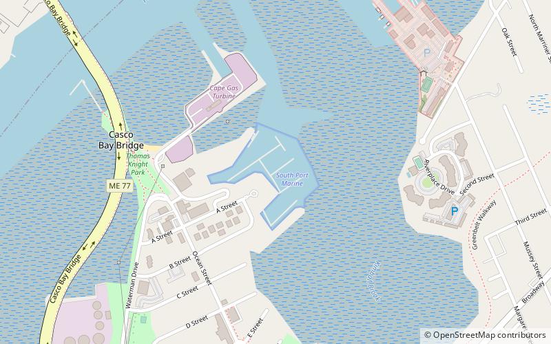 South Port Marine location map