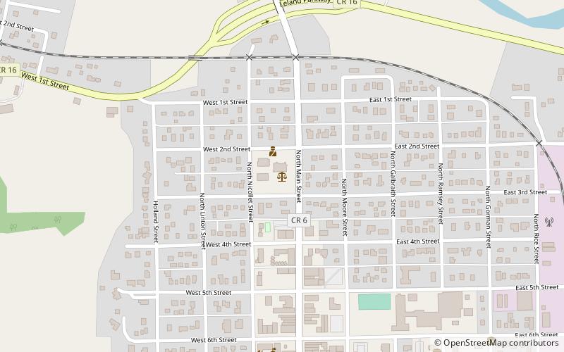 Faribault County Courthouse location map