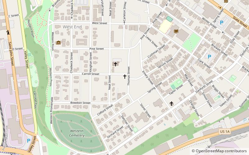 Williston-West Church and Parish House location map