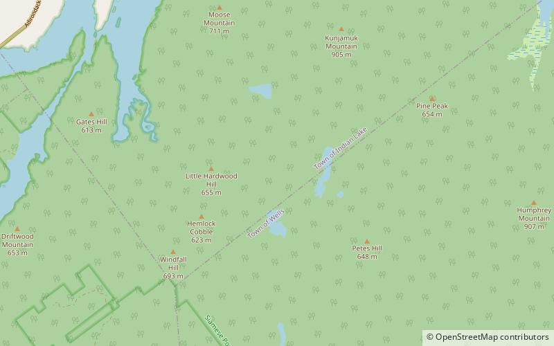 Long Pond Ridge location map