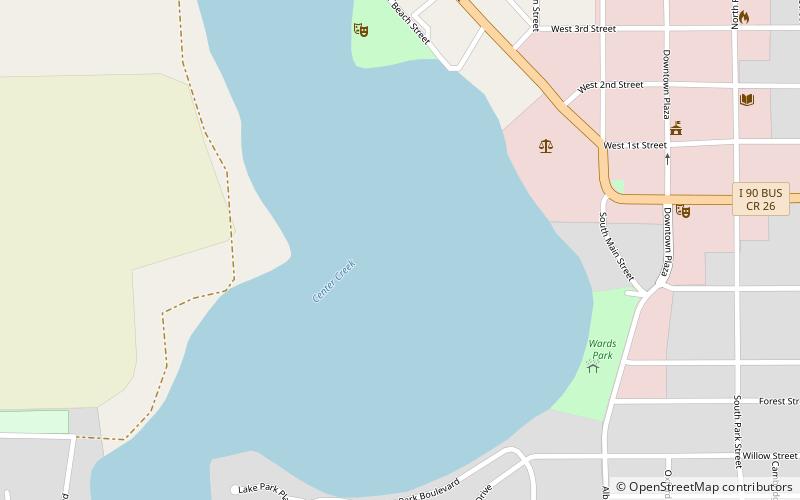 Lake Sisseton location map