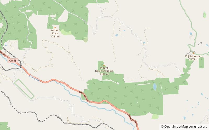 mount david douglas andrews forest location map