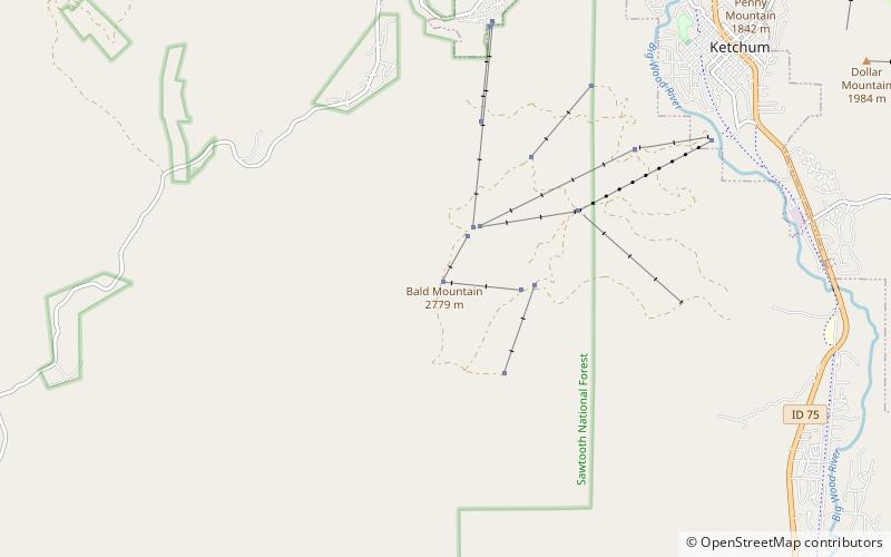 Bald Mountain location map