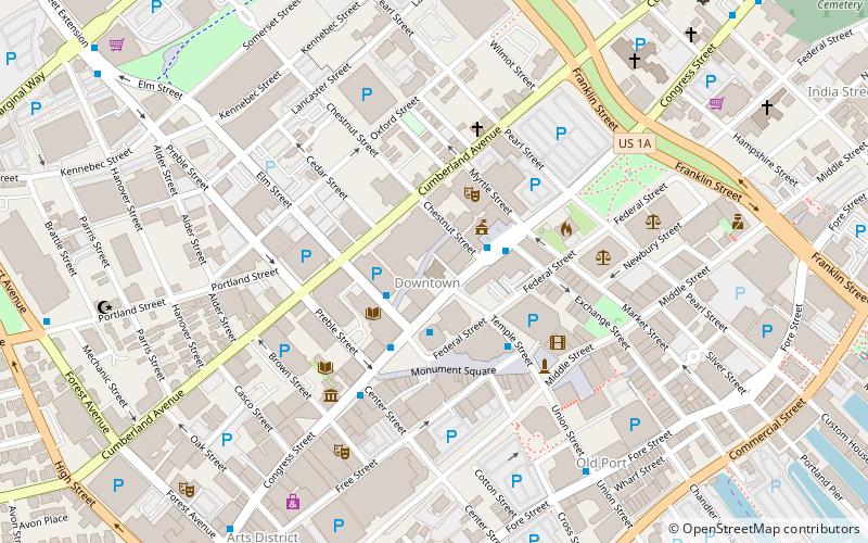 First Parish Church location map