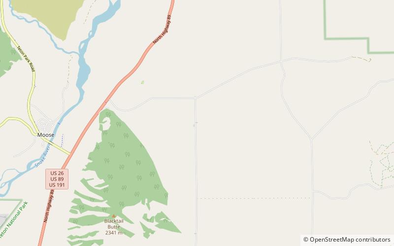 District historique d'Andy Chambers Ranch location map