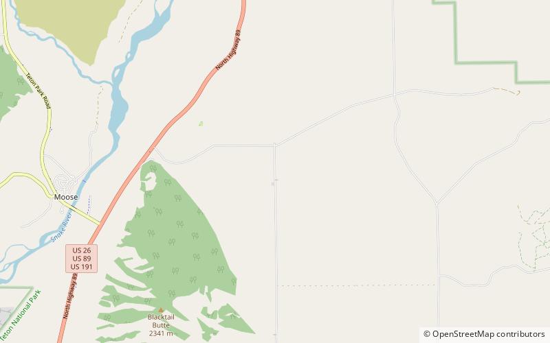 Mormon Row Historic District location map