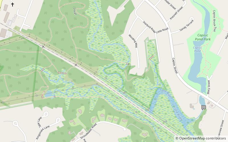 Fore River Sanctuary location map