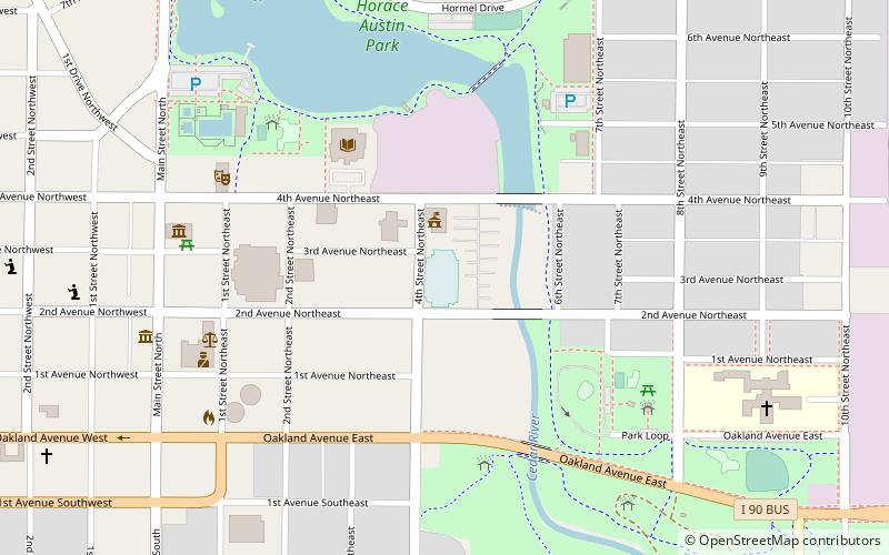 Riverside Arena location map