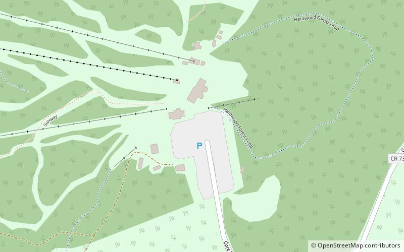 Gore Mountain location map