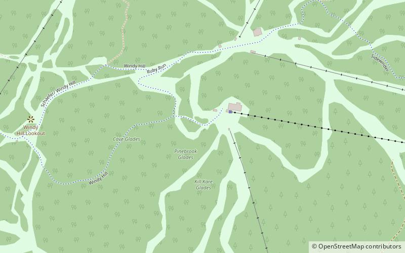 Gore Mountain location map