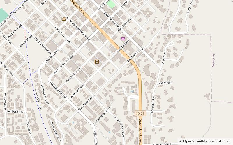 ketchum ranger district administrative site location map