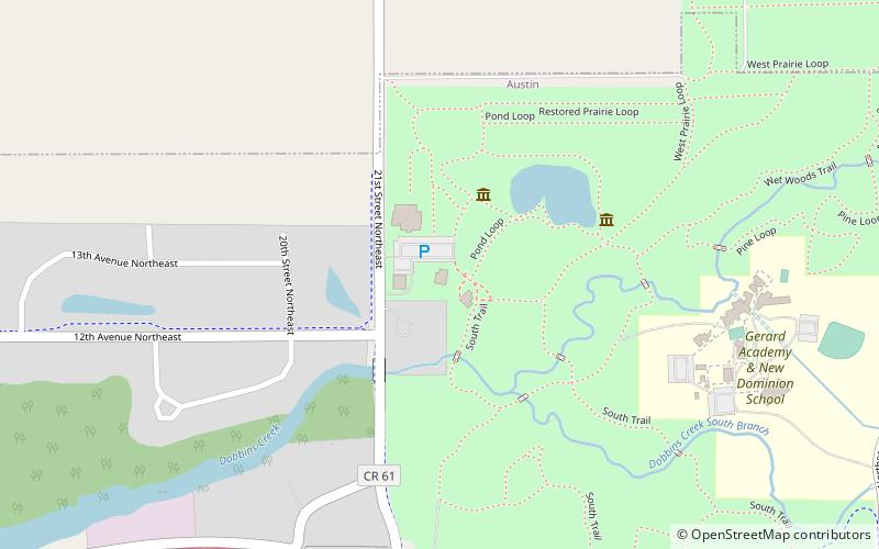 Jay C. Hormel Nature Center location map