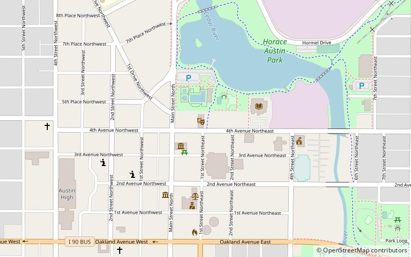 Paramount Theater location map