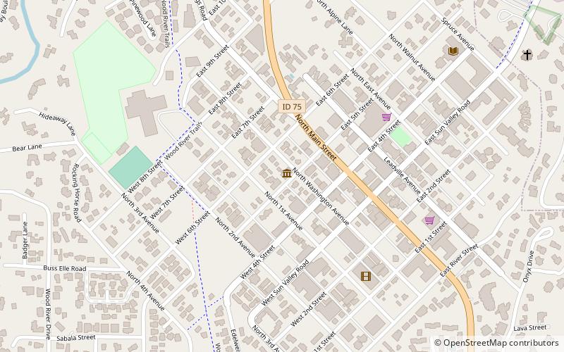 sun valley center for the arts ketchum location map