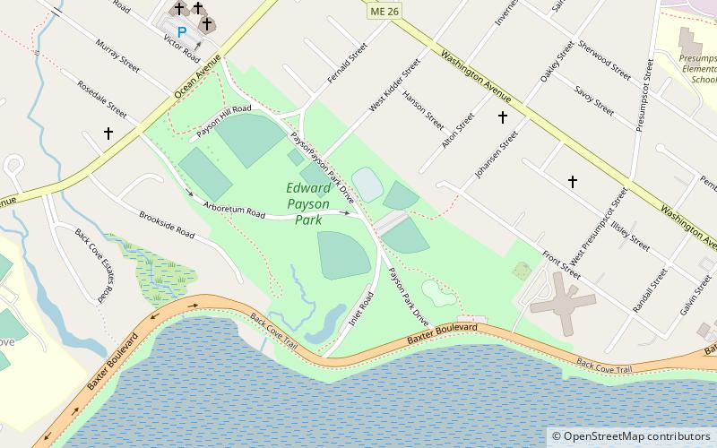 Payson Park location map