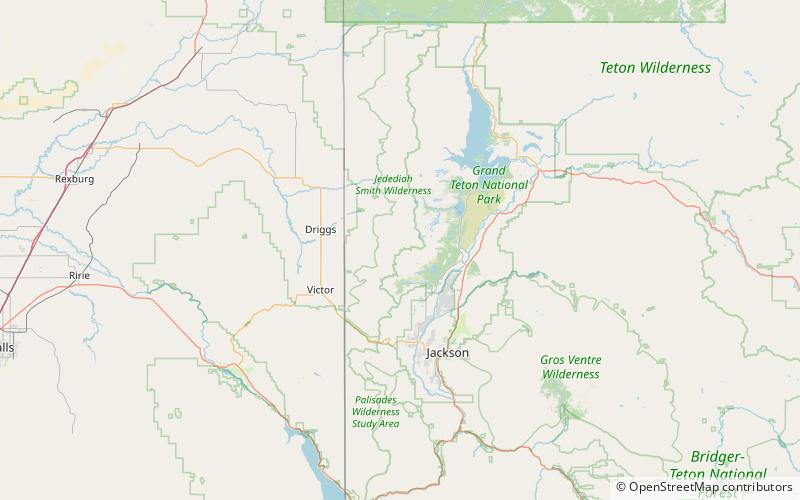 Mount Jedediah Smith location map