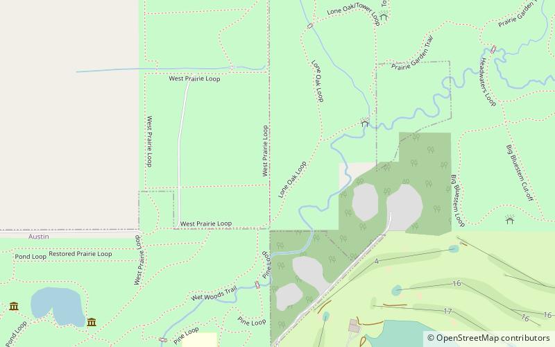 Jay C. Hormel Nature Center location map