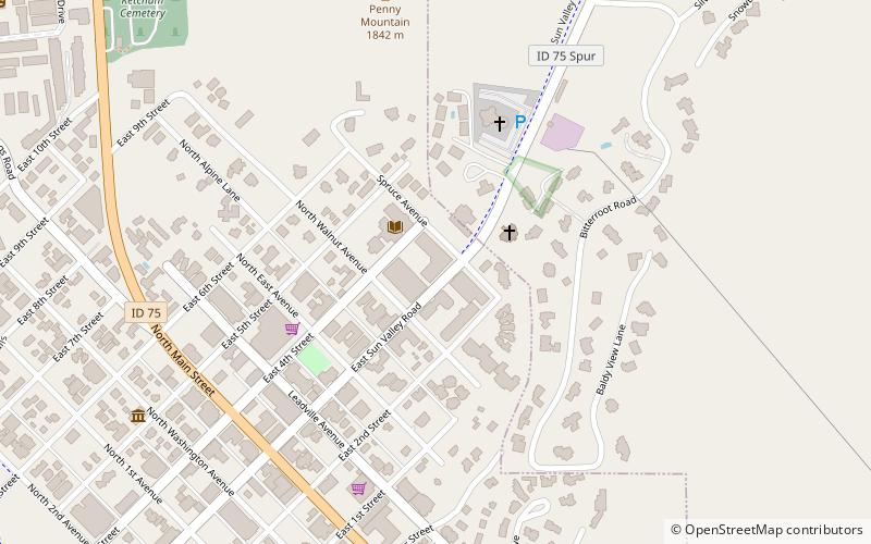 Gilman Contemporary location map