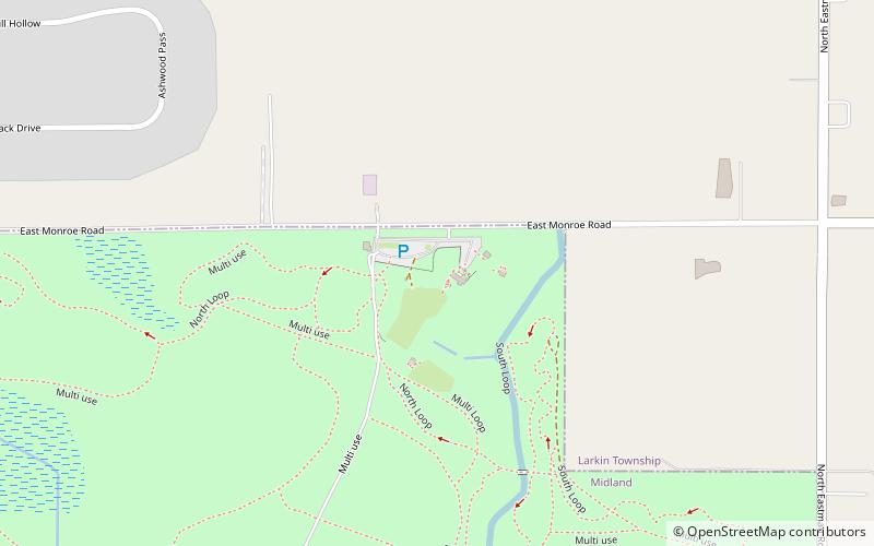 Midland City Forest location map