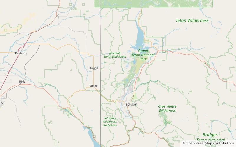 mount meek jedediah smith wilderness location map