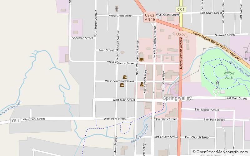 Spring Valley Methodist Episcopal Church location map