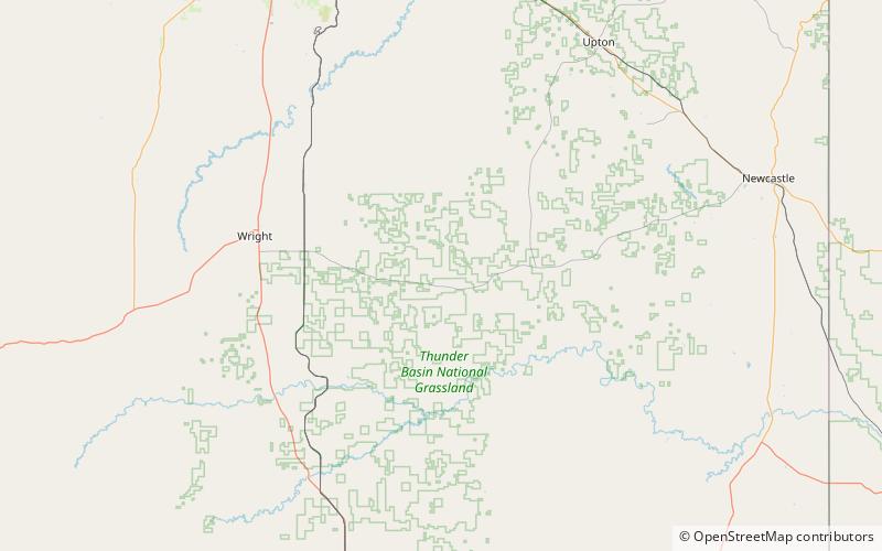 Thunder Basin National Grassland location map