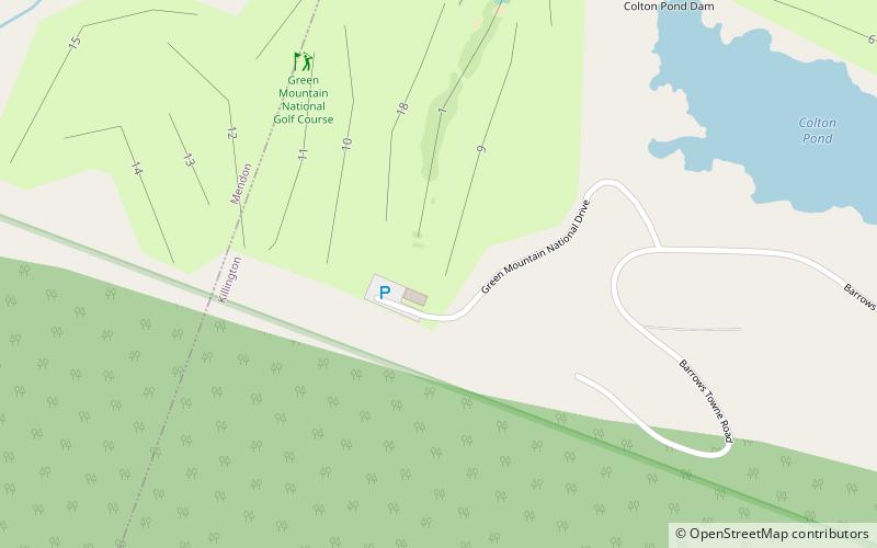 Green Mountain National Golf Course location map