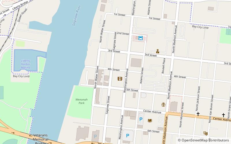 Bay City Downtown Historic District location map