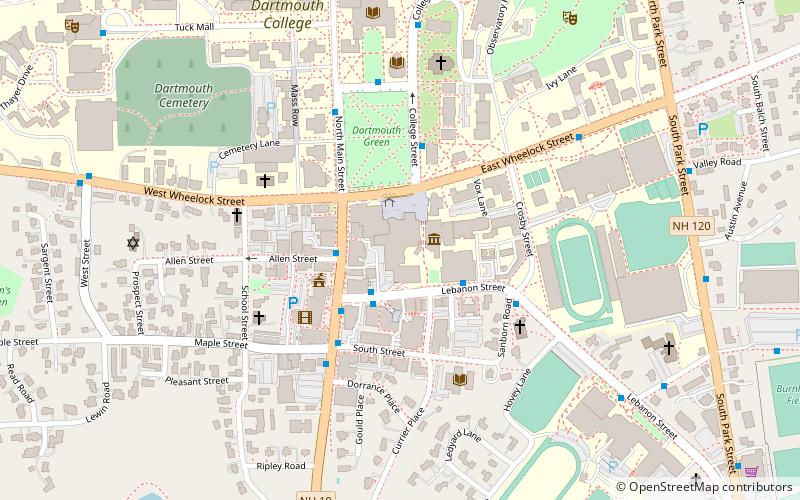Hopkins Center for the Arts location map