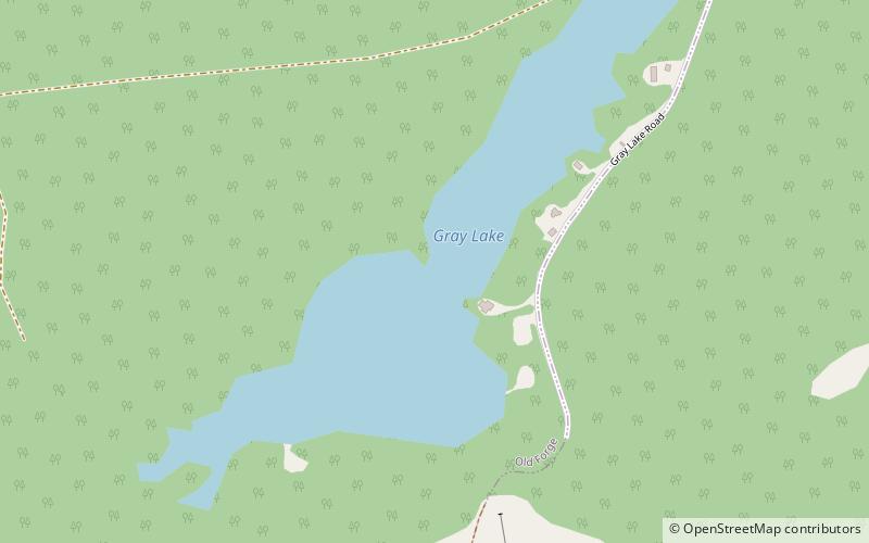 Gray Lake location map