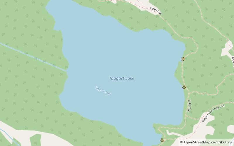Taggart Lake location map