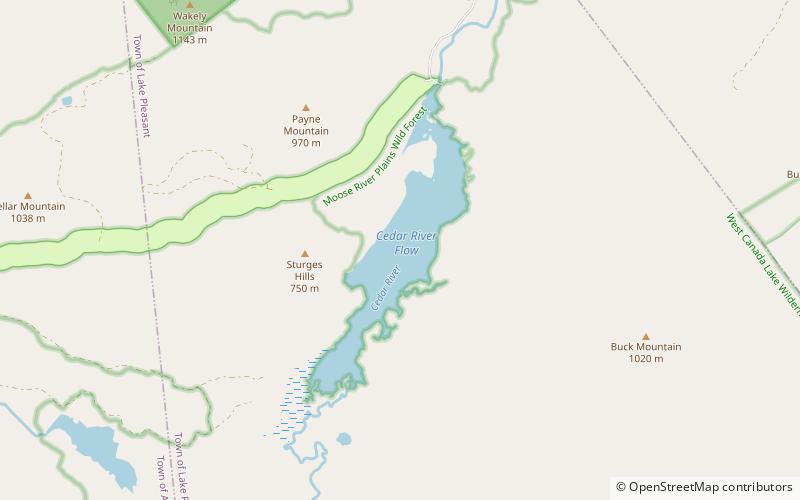 Cedar River Flow location map