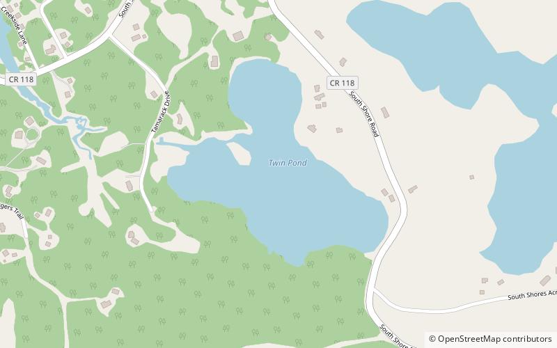 Twin Pond location map