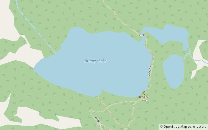 Bradley Lake location map