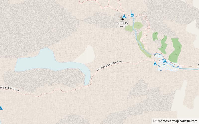 Garnet Canyon Trail location map