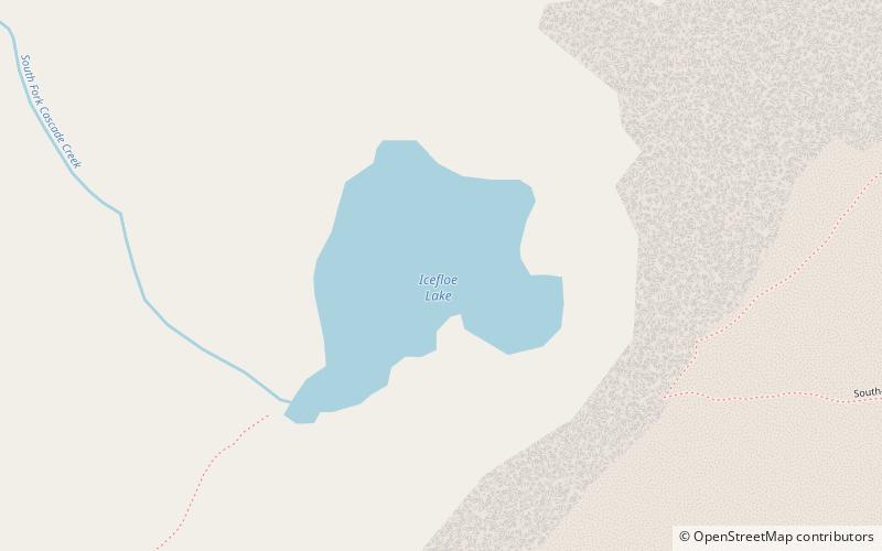 Icefloe Lake location map