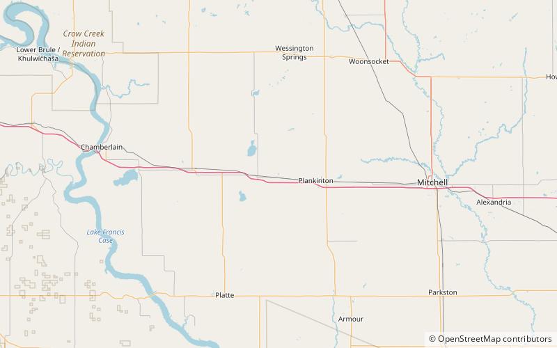 schmitz lake lake andes wetland management district location map