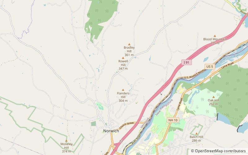 maple hill farm norwich location map