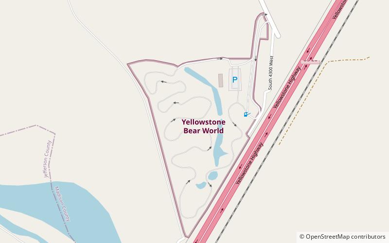 yellowstone bear world rexburg location map