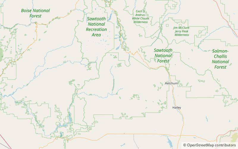 paradise peak bosque nacional sawtooth location map