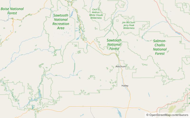 Big Lost Lake location map