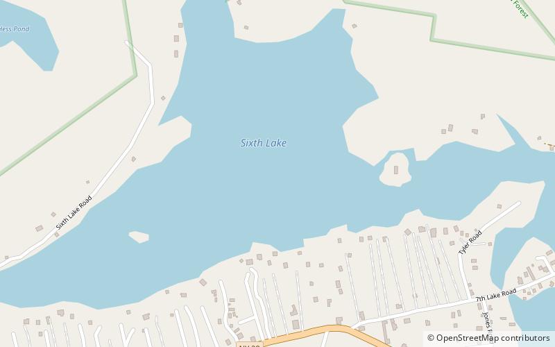 sixth lake location map