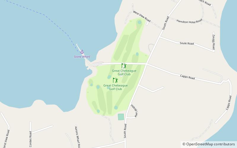 great chebeague golf club chebeague island location map