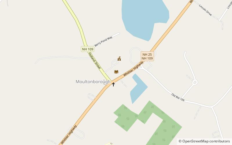 Moultonborough Public Library location map