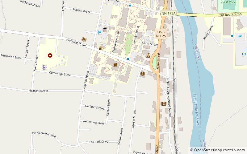 Judd Gregg Meteorology Institute location map