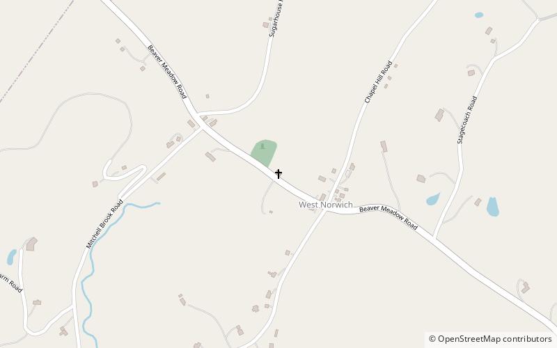 West Norwich Church location map