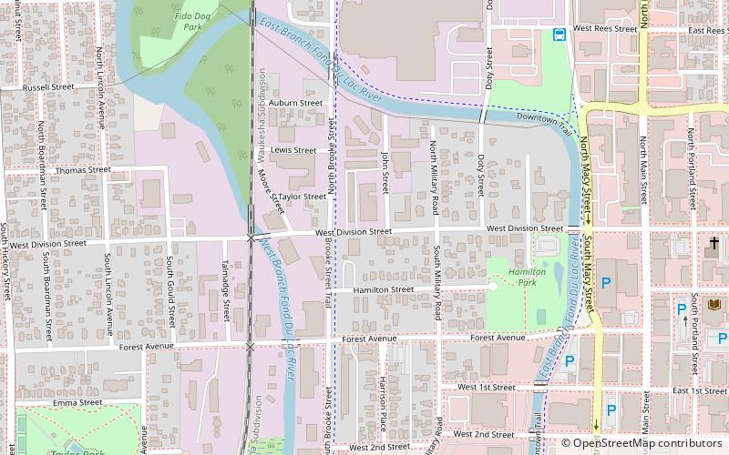 Wallace-Jagdfeld Octagon House location map