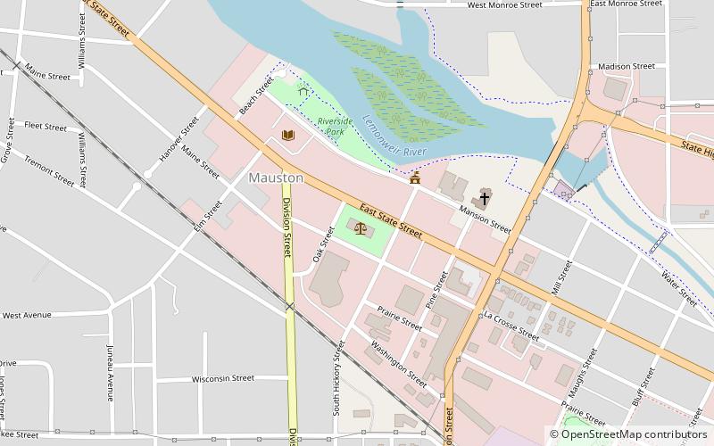 Juneau County Courthouse location map