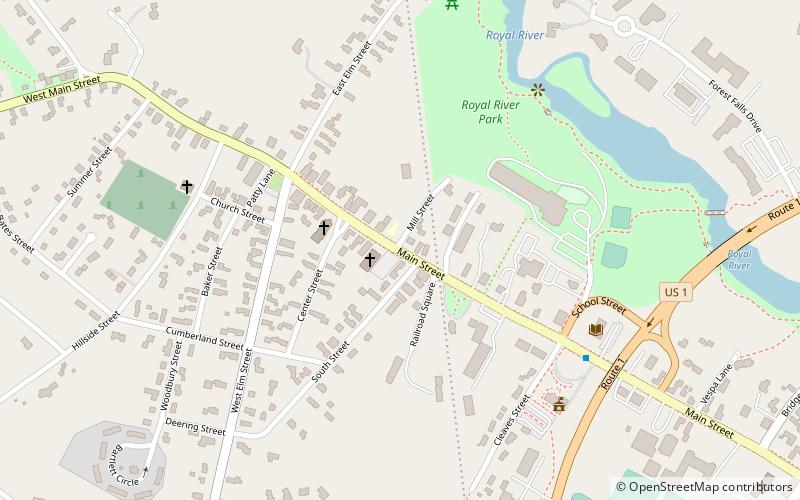 Capt. S.C. Blanchard House location map