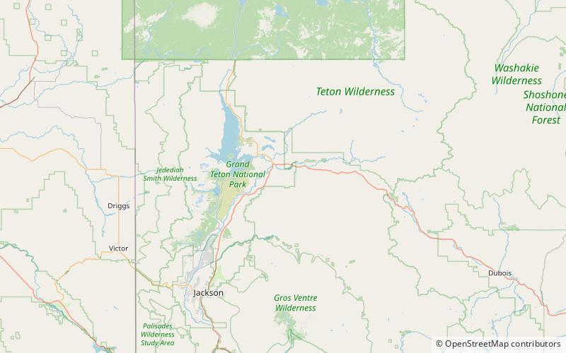 elk ranch reservoir parque nacional de grand teton location map